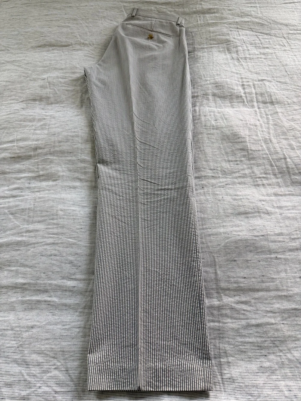 J.Crew Ludlow Seersucker Vest and Trouser - Blue